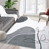 Boho Rug Modern Floral Geometric Abstract Rugs Indoor Accent Rug for Living Room Bedroom - 2 of 4