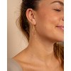 Gold Dangle Earrings for Women, 14K Gold Plated LightweightTeardrop Drop Earrings, Trendy Leverback Minimalist Jewelry for - 2 of 4