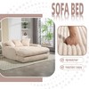 TiramisuBest Corduroy lazy sofa With 3 back pillows,Comfy Sofa- Deep Seat Couch for Living Room - 3 of 4