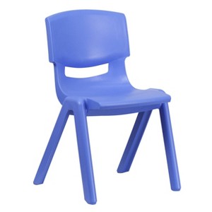 Large Stacking Student Chair - Blue - Belnick, Adult Unisex