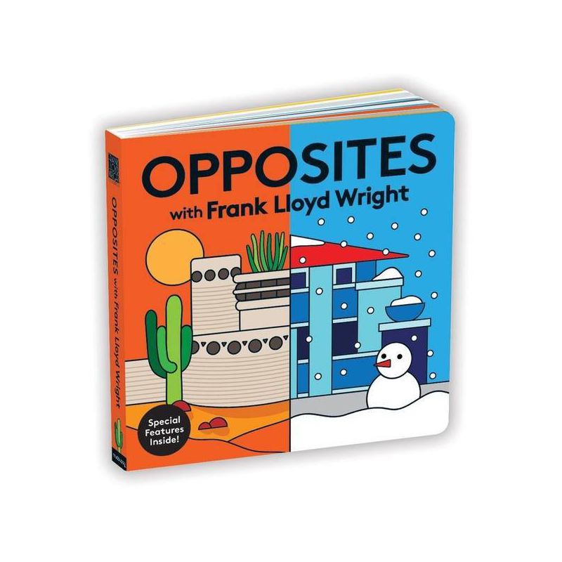 Opposites with Frank Lloyd Wright - by  Mudpuppy (Board Book), 1 of 2