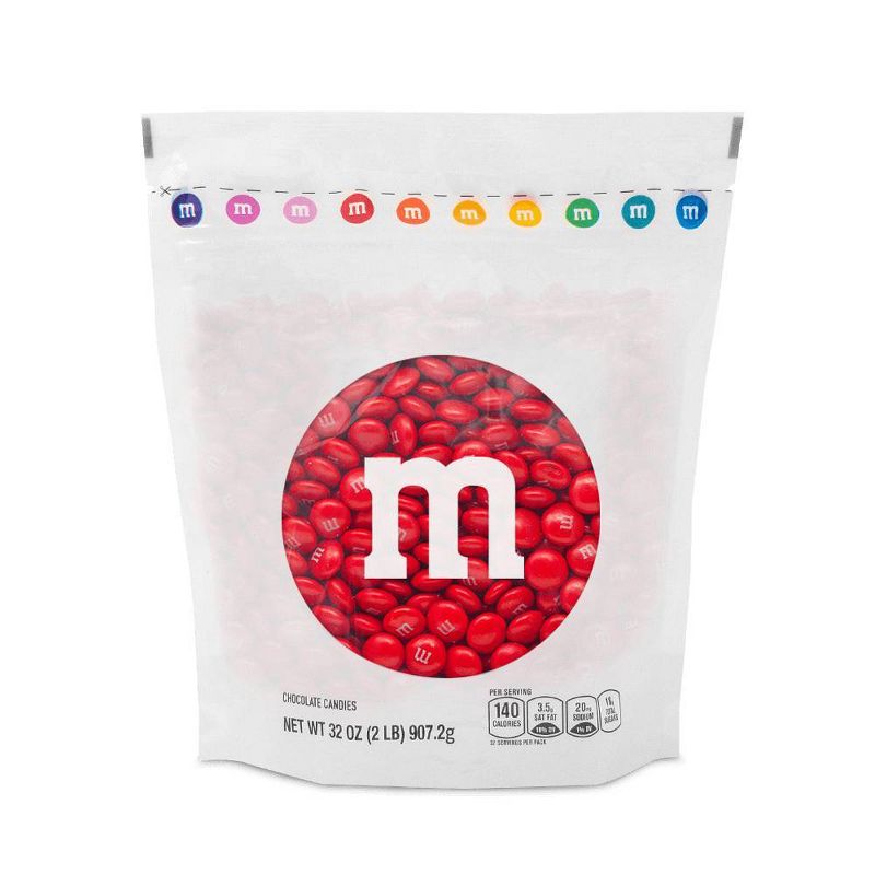 M&#38;M&#39;S Milk Chocolate Red Candy - 32oz, 1 of 8