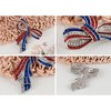 Anna-Kaci Crystal Rhinestone 4th of July American USA Flag Patriotic Pin Brooch - 4 of 4