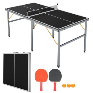Portable 6x3 ft Ping Pong Table for Indoor/Outdoor Use