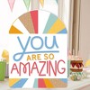 Big Dot of Happiness You Are So Amazing - Miss You Encouragement Giant Greeting Card - Big Shaped Jumborific Card - 16.5 x 22 inches - 2 of 4