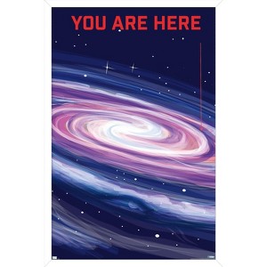 Trends International Well This Is Awkward - You Are Here Framed Wall Poster Prints - 1 of 4