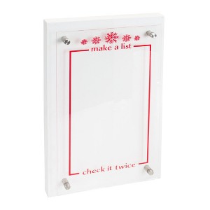 Red and White MDF and Acrylic Christmas Wall Sign – 15.5" by Melrose - 1 of 3