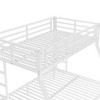 Kumasinova Metal Bunk Bed,Heavy Duty Bed with Ladder,High Guardrail for Kids,Bedroom,Noise Reduced,No Box Spring Needed - 3 of 4