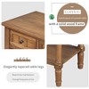 PAGED Entryway Table Narrow Console Table Slim Sofa Table with Three Storage Drawers and Bottom Shelf for Living Room, Entrance - 4 of 4