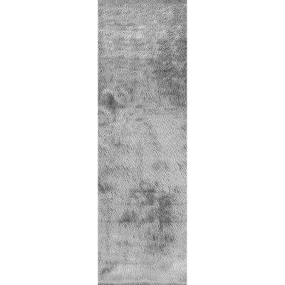 Nuloom Cloud Shag Area Rug Gray 2' 6" x 8'