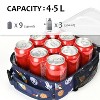 Small Insulated Lunch Bag for All Ages, Splash Proof Mini Portable Reusable Thermal Lunch Cooler Tote Bag, Upright Lunch Box - Tirrinia - 3 of 4