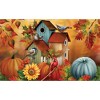 Fall Floral Birdhouses Doormat 18" x 30" Indoor Outdoor Briarwood Lane - image 3 of 4