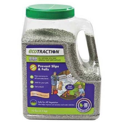 ECOTRACTION ET4R All-Natural Winter Traction, 10 lb., Jug