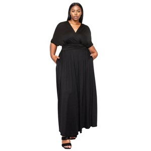 L I V D Women's Raffi Pocket Empire Waist Maxi Dress - 1 of 3