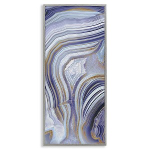 Stupell Industries Agate Crystal Pattern Abstract Design, 13" x 30" - 1 of 4