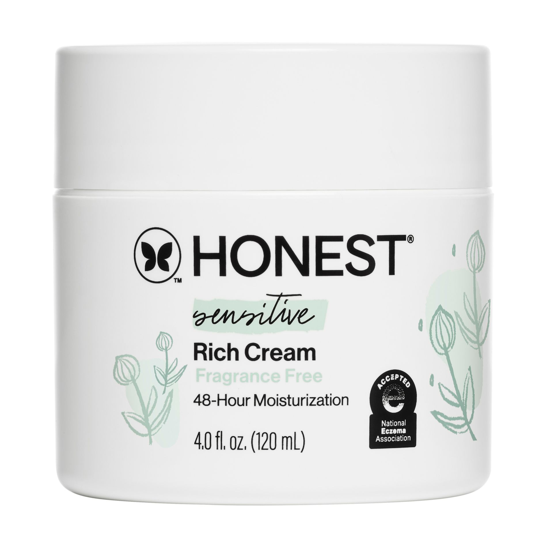 The Honest Company Sensitive Rich Cream - Fragrance Free - 4 fl oz