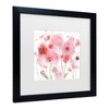 Trademark Fine Art Sheila Golden Blush 1 Matted Framed Art - 3 of 4