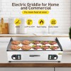 30 inch Electric Griddle Flat Top BBQ Grill Countertop Hot Plate Temperature Adjustable 3000W - 4 of 4
