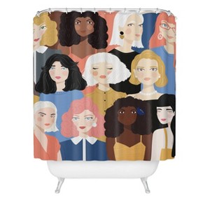 Deny Designs BlueLela Girls Shower Curtain - 1 of 3