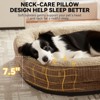 JOEJOY Orthopedic Dog Beds, Egg-Crate Memory Foam Pet Couch Bed with Bolster Sides, Waterproof Lining, Removable - 4 of 4