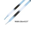 INSPIRE CHIC Three Colors Gradient Flat Shoe Laces for Sneakers 1 Pair - 3 of 4
