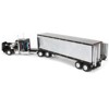 Peterbilt 359 with 36” Flat Top Sleeper and 40’ Vintage Refrigerated Trailer Black w/Chrome 1/64 Diecast Model by DCP/First Gear - 4 of 4