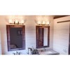 Urban Ambiance Luxury Contemporary Bathroom Vanity Light,  7.5"H x 24.75"W,  Brushed Bronze Finish, UHP2293 - 2 of 4