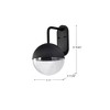 Nuvo Lighting Atmosphere 1 - Light Lantern in  Matte Black - 4 of 4