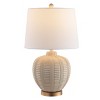 Marrla Table Lamp W/ USB Port - 23.25 Inch Height - TBL4424 - Cream - Safavieh - 2 of 4
