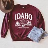 Simply Sage Market Women's Graphic Sweatshirt Idaho Forest Scene - 3 of 4