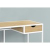Sapphtopaz Home Office Desks 42.25" Computer Desk with Storage Drawer and Metal Frame Writing Desk Gaming Desk Office Desk for Home Office - 2 of 4