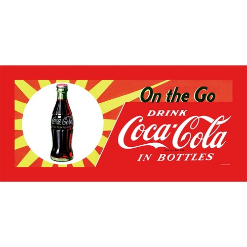 On the Go Coke Stretched Canvas by Trademark Gameroom - image 1 of 1