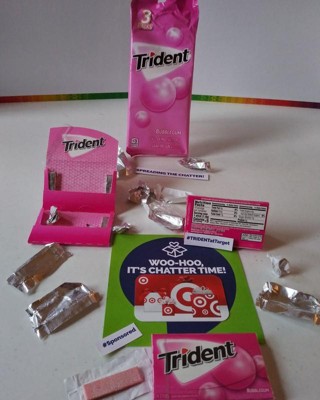 Trident Bubblegum Sugar Free Gum - 3ct/2.86oz