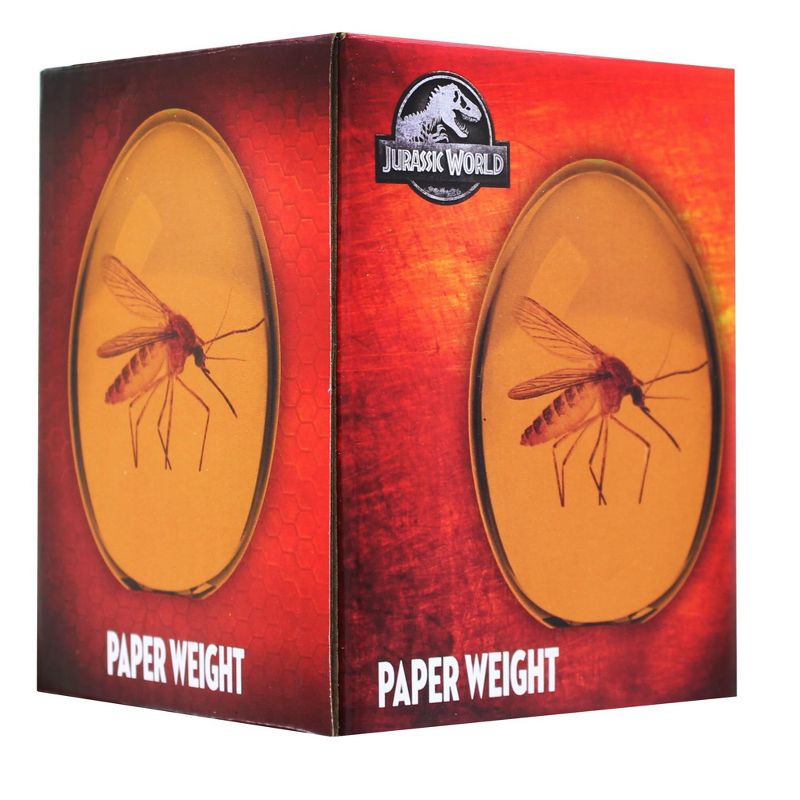 Surreal Entertainment Jurassic Park Mosquito In Amber Resin Paper Weight | Measures 3 Inches Tall, 3 of 7