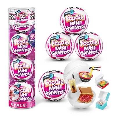 Foodie Mini Brands Series 2 Capsule 4pk