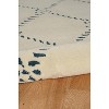 HomeStock Trio Rope Qua Ivory & Navy 5x7, Transitional, Hand Tufted - 3 of 4