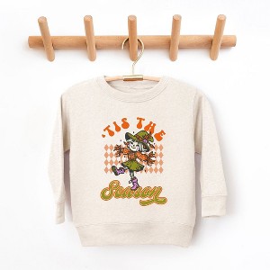 The Juniper Shop Tis The Season Scarecrow Toddler Graphic Sweatshirt - 1 of 3