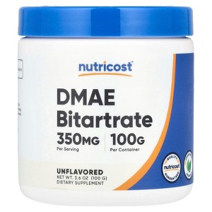 Nutricost DMAE Bitartrate, Unflavored, 3.6 oz (100 g) - 1 of 2
