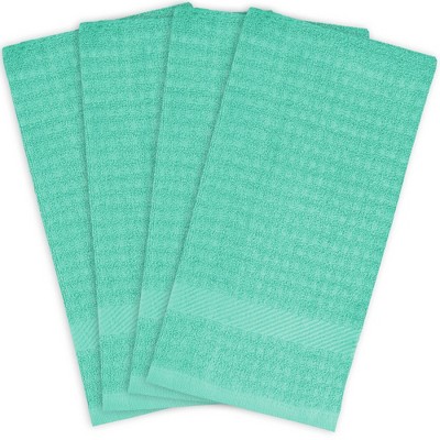 4pk Aqua Kitchen Towels - Design Imports