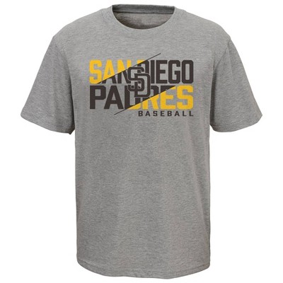 MLB San Diego Padres Women's Short Sleeve V-Neck Core T-Shirt - S