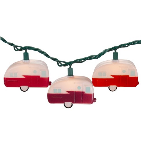 Northlight 10 Count Retro Camper Novelty Summer String Lights, 6.5 Ft Green  Wire : Target