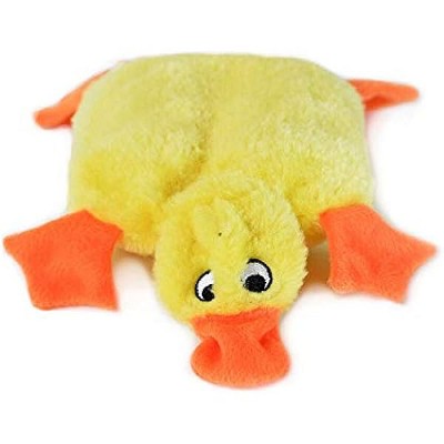 ZippyPaws - Squeakie Pads No Stuffing Plush Dog Toy - Duck