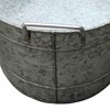 Royal Hampton Embossed Design Oval Shape with Side Handles Galvanized Steel Tub, Large - 4 of 4
