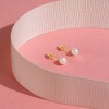 Girls' Classic Freshwater Cultured Pearl Screw Back 18k Gold Earrings - In Season Jewelry - 4 of 4
