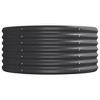 vidaXL Garden Raised Bed Anthracite Powder-coated steel Extra Long - 4 of 4