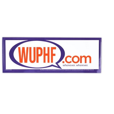 Just Funky The Office WUPHF.com Sticker | 8.25x2.75 Inch