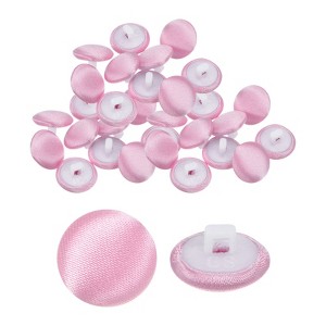 Unique Bargains Bridal Wedding Dress Suit DIY Satin Shiny Sewing Buttons 30 Pcs - 1 of 4