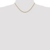Black Bow Jewelry 2.8mm, 14k Yellow Gold, Solid Spiga Chain Necklace - 2 of 4