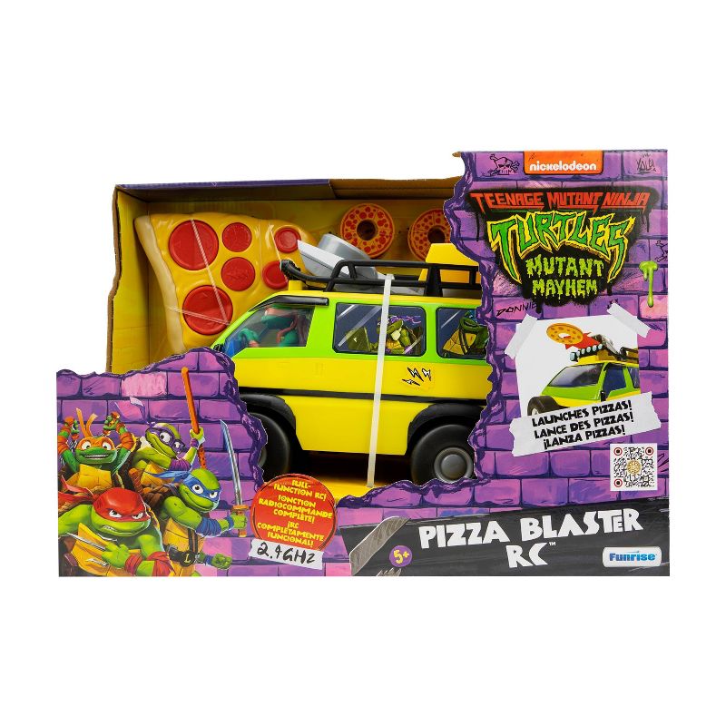 Teenage Mutant Ninja Turtles Mutant Mayhem RC Pizza Blaster Vehicle, 3 of 10