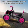Ride On ATV Car, 2 Seater Electric Four-Wheeled ATV, Electric Car for Kids with Powerful Motor Off-Road Vehicle Kids ATV for Boys Girls - 3 of 4